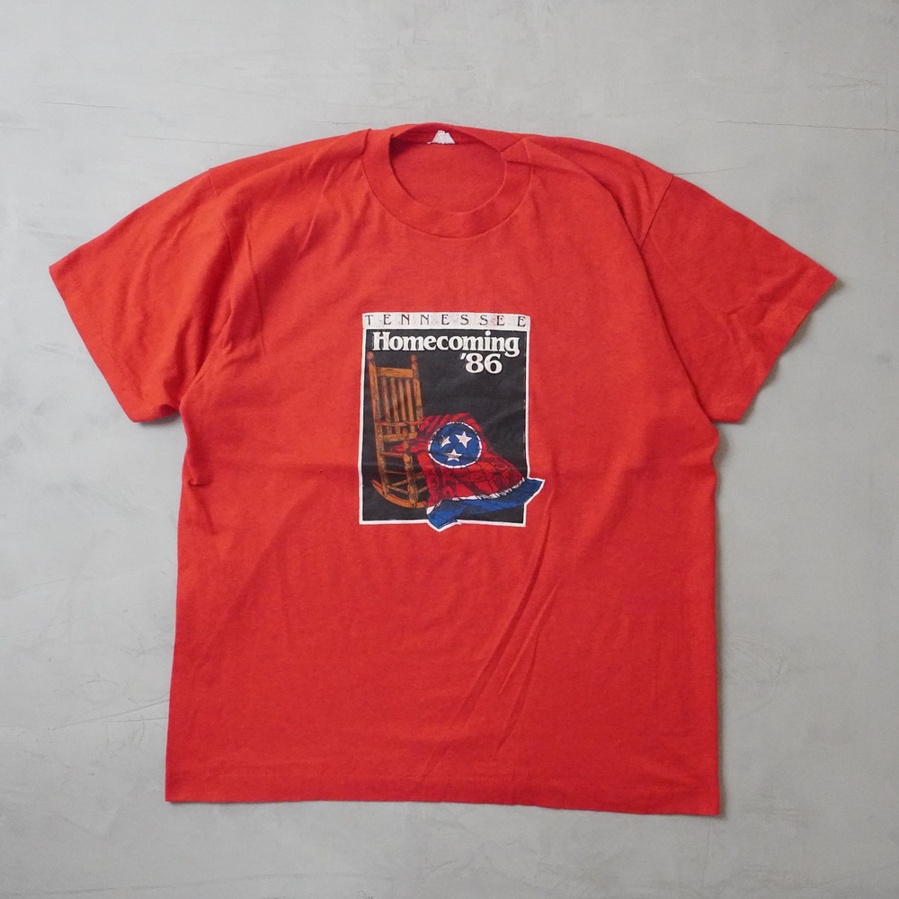 Vintage 1986 Tennessee Homecoming Coca-Cola Centennial T-Shirt Red Large 80s